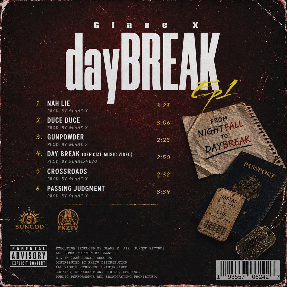 dayBREAK back cover — tracklist art